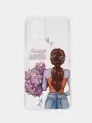 Сиреневый чехол для Xiaomi Redmi Note 10/Note 10S/Poco M5s (Сяоми Редми Нот 10/Нот 10с/Поко M5с)