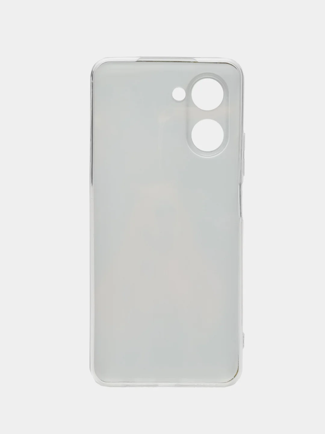 Коричневый силиконовый чехол на Realme C33 (Реалми С33)
