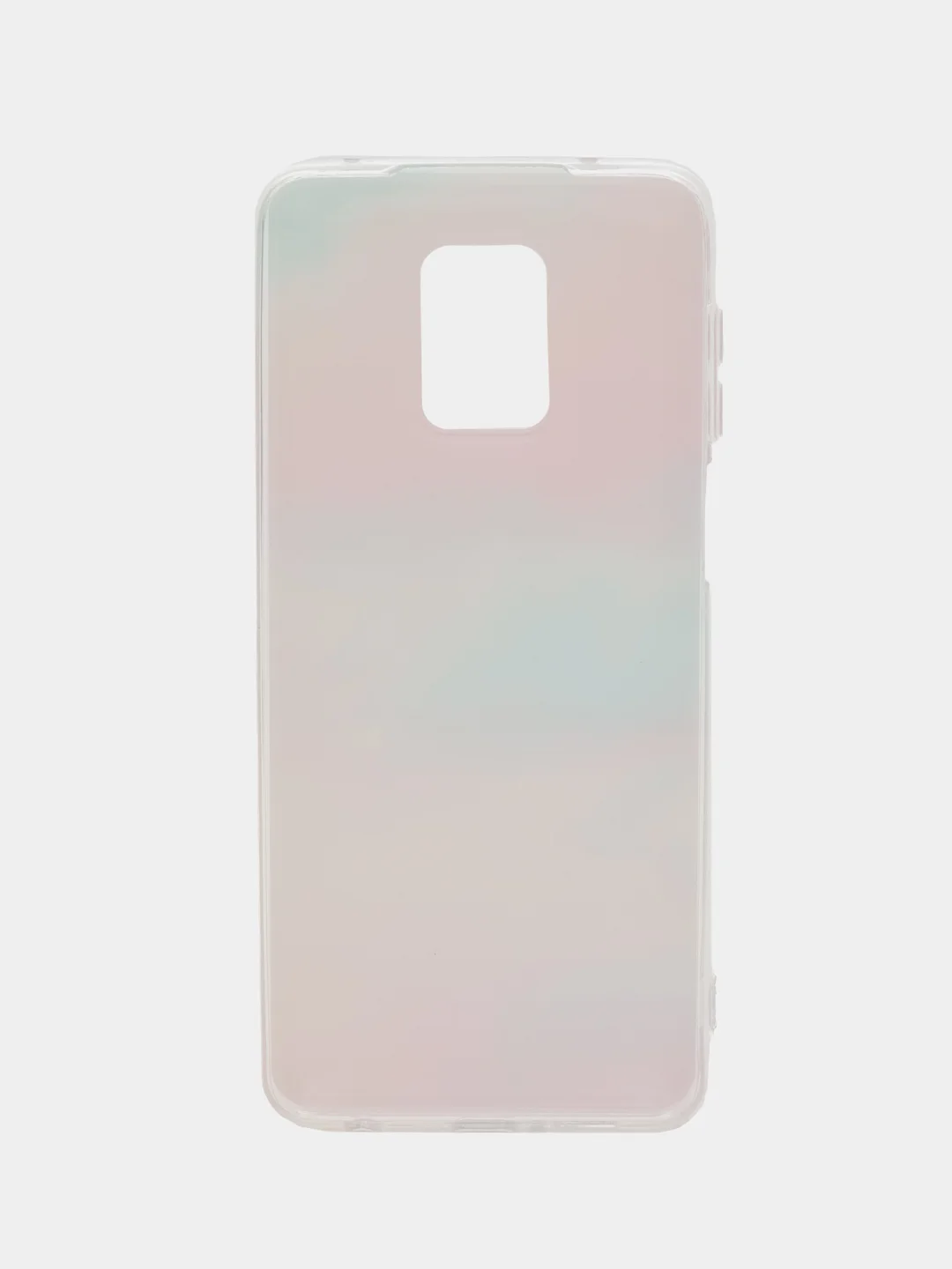 Пудровый силиконовый чехол для Xiaomi Redmi Note 9S/Note 9 Pro (Сяоми Редми Нот 9С/Нот 9 Про)
