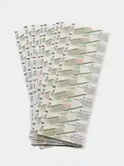Лейкопластырь медицинский, бактерицидный, с зеленкой, 5-100 штук, 1.9 х 7.2 см