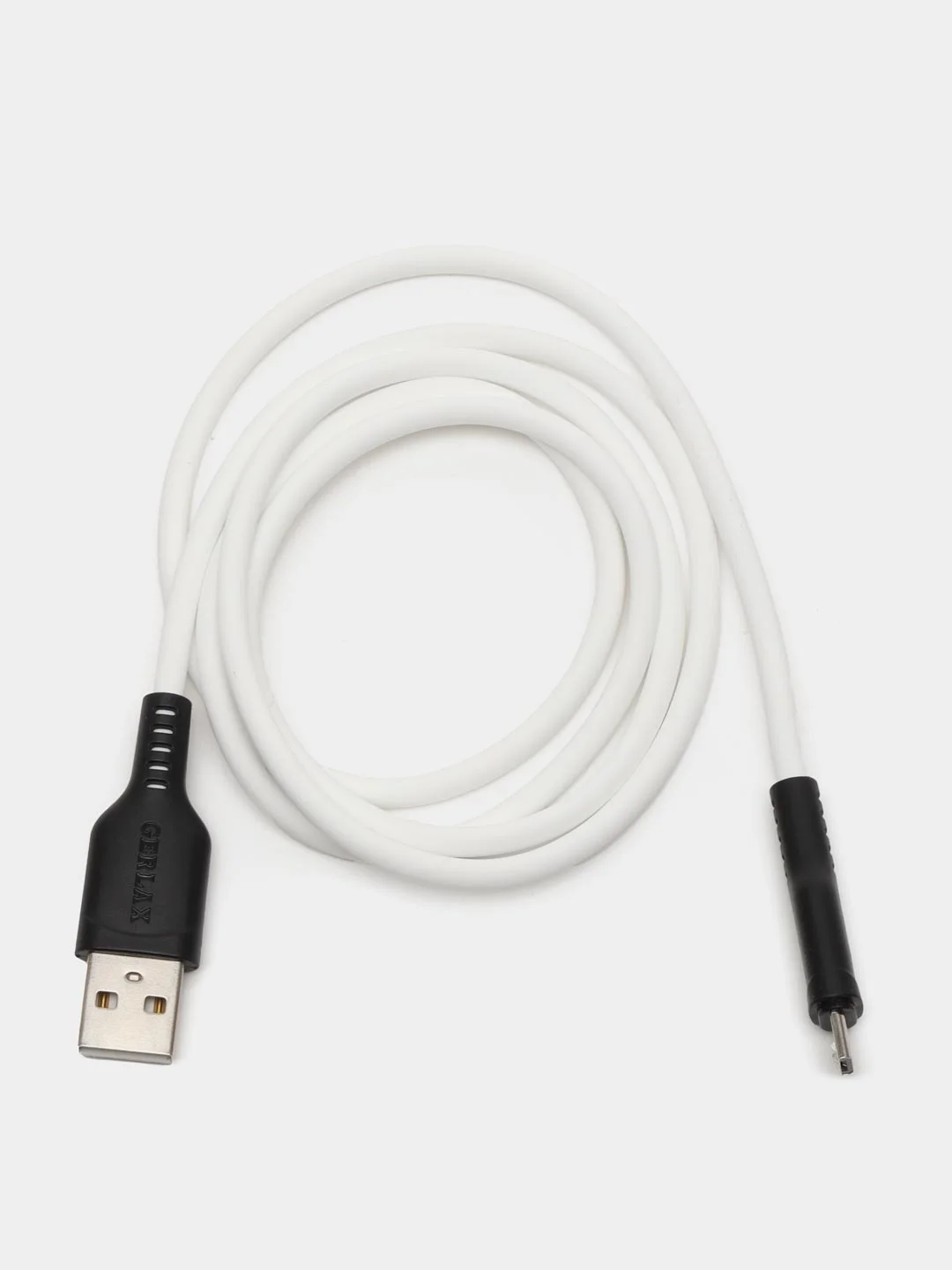 Белый кабель морозостойкий Type-C/ Micro USB/ Lightning iPhone силиконовый