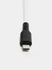 Белый кабель морозостойкий Type-C/ Micro USB/ Lightning iPhone силиконовый