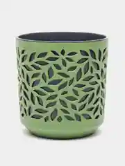 Оливковый кашпо Leaves