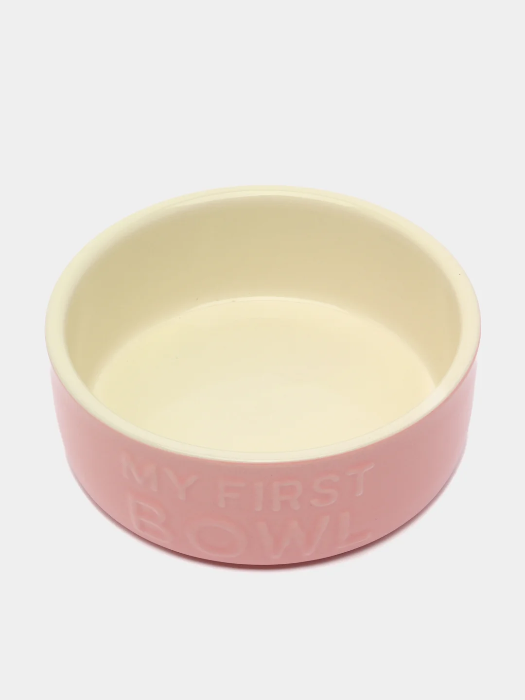 Миска керамическая для собак и кошек Scruffs "My First Bowl", розовая, 13 х 13 х 5 см, 400 мл