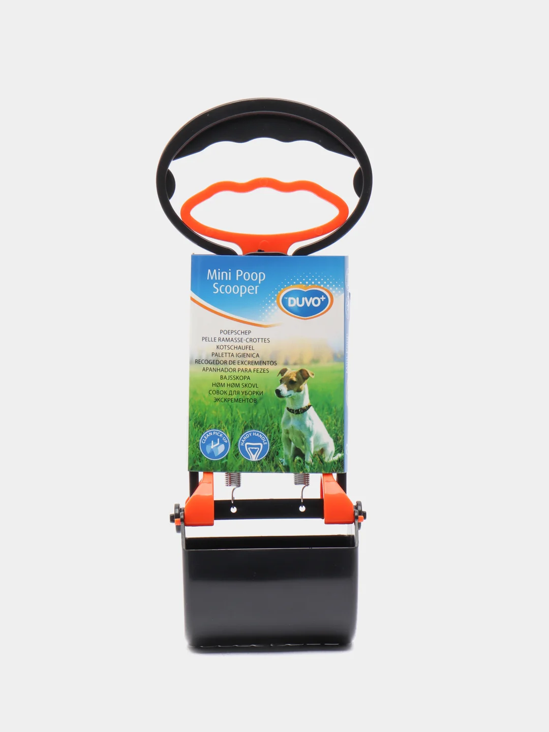 Устройство для уборки экскрементов DUVO+ "Poop Scooper Mini", чёрный, 28 см