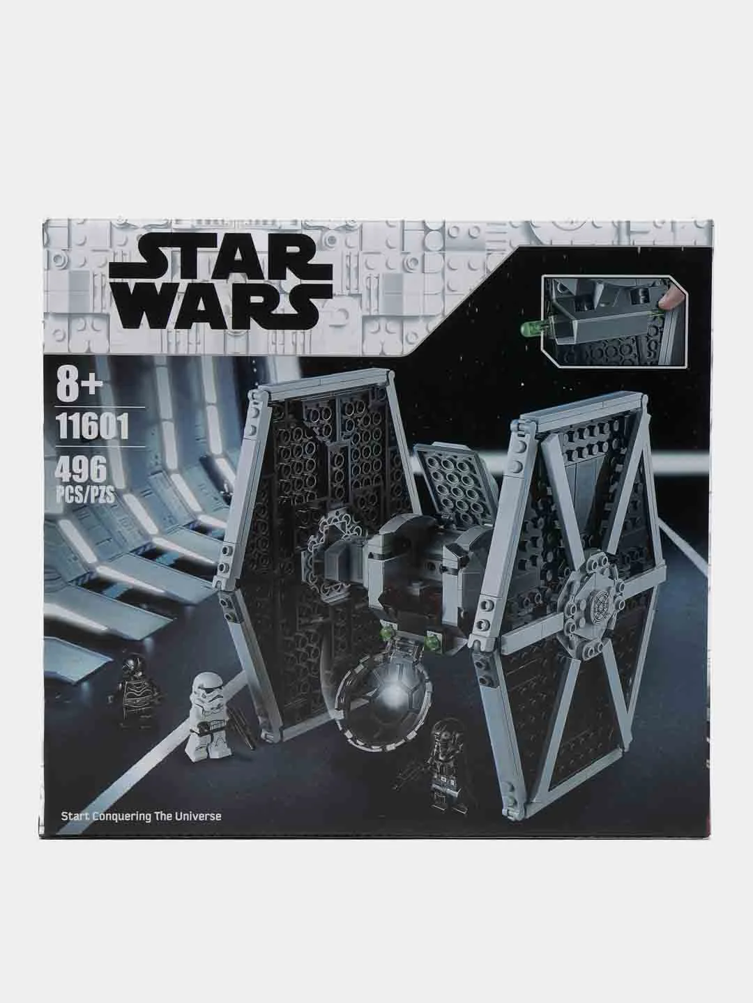 Светло-синий конструктор Звездные Войны (Star Wars) Звездный разрушитель / Истребитель / Венатор