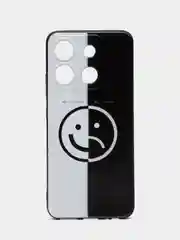 Золотистый хаки силиконовый чехол для Infinix SMART 7 HD, с принтом, с рисунком (Инфиникс Смарт 7 ХД)