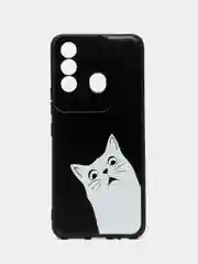Бронзовый силиконовый чехол для Itel Vision 3 PLUS, с принтом, с рисунком, Ител Вижен 3 Плюс