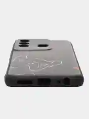 Песочный хаки силиконовый чехол для Itel Vision 3 PLUS, с принтом, с рисунком, Ител Вижен 3 Плюс