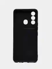 Пудровый силиконовый чехол для Itel Vision 3 PLUS, с принтом, с рисунком, Ител Вижен 3 Плюс