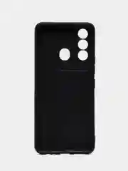 Сиреневый силиконовый чехол для Itel Vision 3 PLUS, с принтом, с рисунком, Ител Вижен 3 Плюс