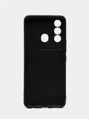 Тёмно-серый силиконовый чехол для Itel Vision 3 PLUS, с принтом, с рисунком, Ител Вижен 3 Плюс