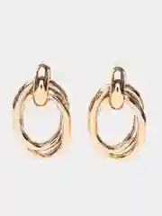 Серьги женские, винтажные, золотые, бижутерия