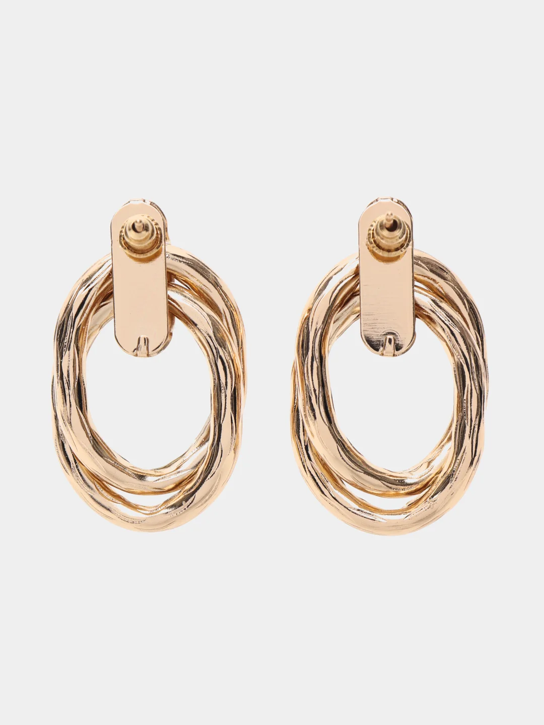 Серьги женские, винтажные, золотые, бижутерия