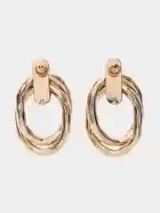 Серьги женские, винтажные, золотые, бижутерия