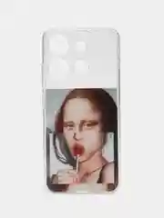 Багровый силиконовый чехол для Infinix SMART 7, с принтом, с рисунком, Инфиникс Смарт 7