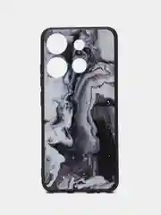 Хаки силиконовый чехол для Infinix SMART 7, с принтом, с рисунком, Инфиникс Смарт 7