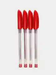 Ручка шариковая масляная BRAUBERG Rite-Oil, красная, узел 0,7 мм