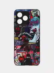 Аметистовый чехол с рисунком на Realme C51, C53 и Realme Note 50 (Реалми Ц51, Ц53 и Реалми Нот 50)