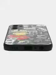 Горчичный чехол с рисунком на Samsung Galaxy A24 (Самсунг Галакси А24)