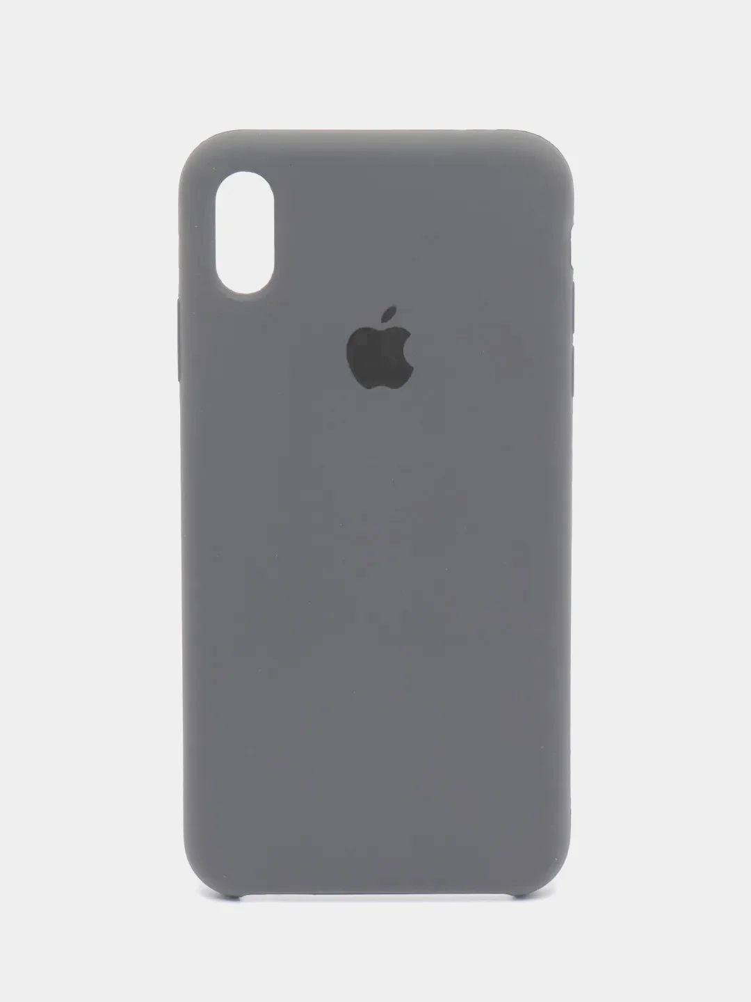 Угольный чехол Silicone Case ( Чехол силиконовый ) для iPhone XS / XS MAX