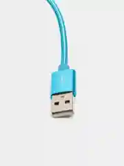 Голубой usb-кабель для быстрой зарядки iPhone