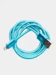 Голубой usb-кабель для быстрой зарядки iPhone