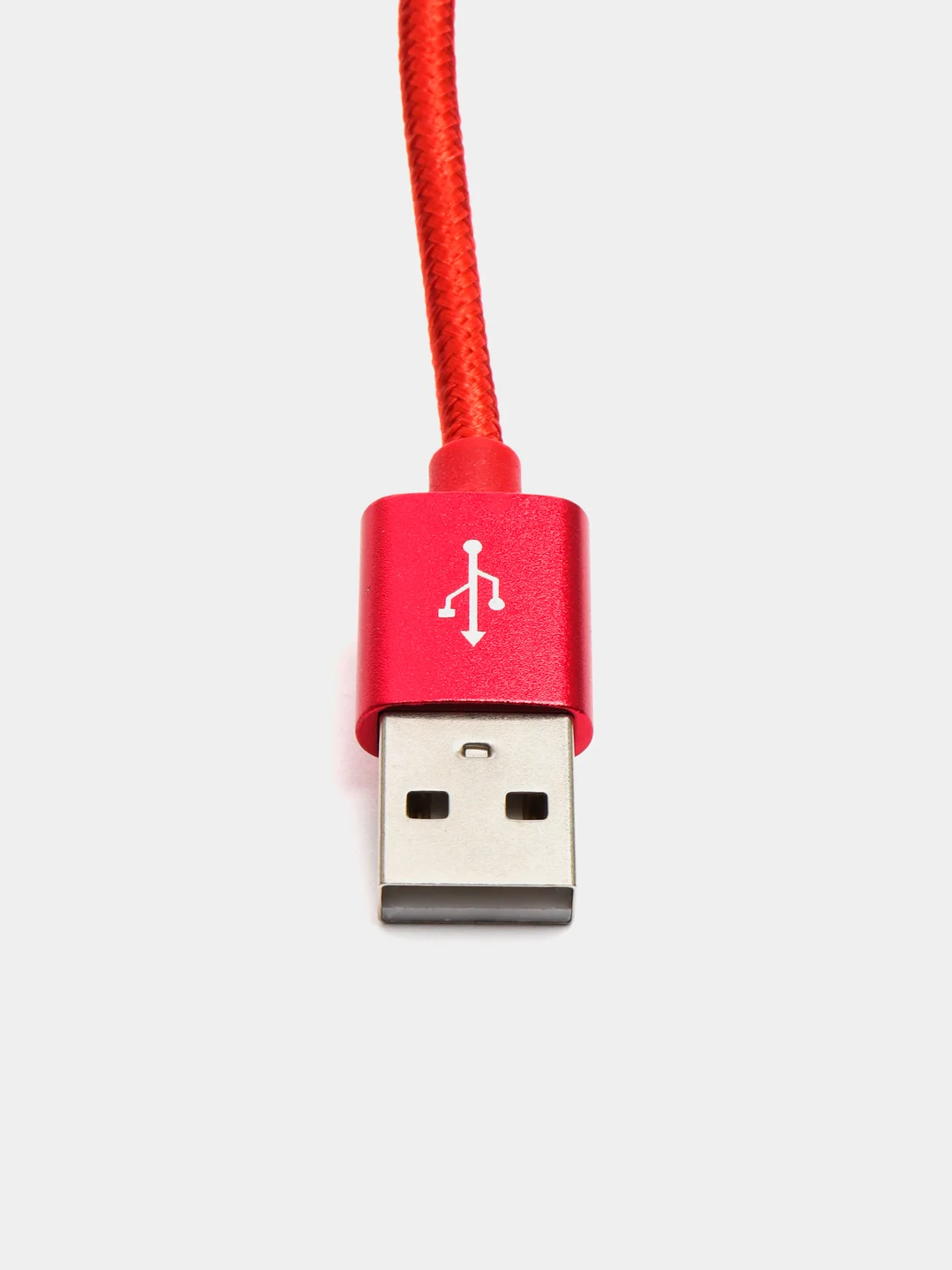 Красный usb-кабель для быстрой зарядки iPhone