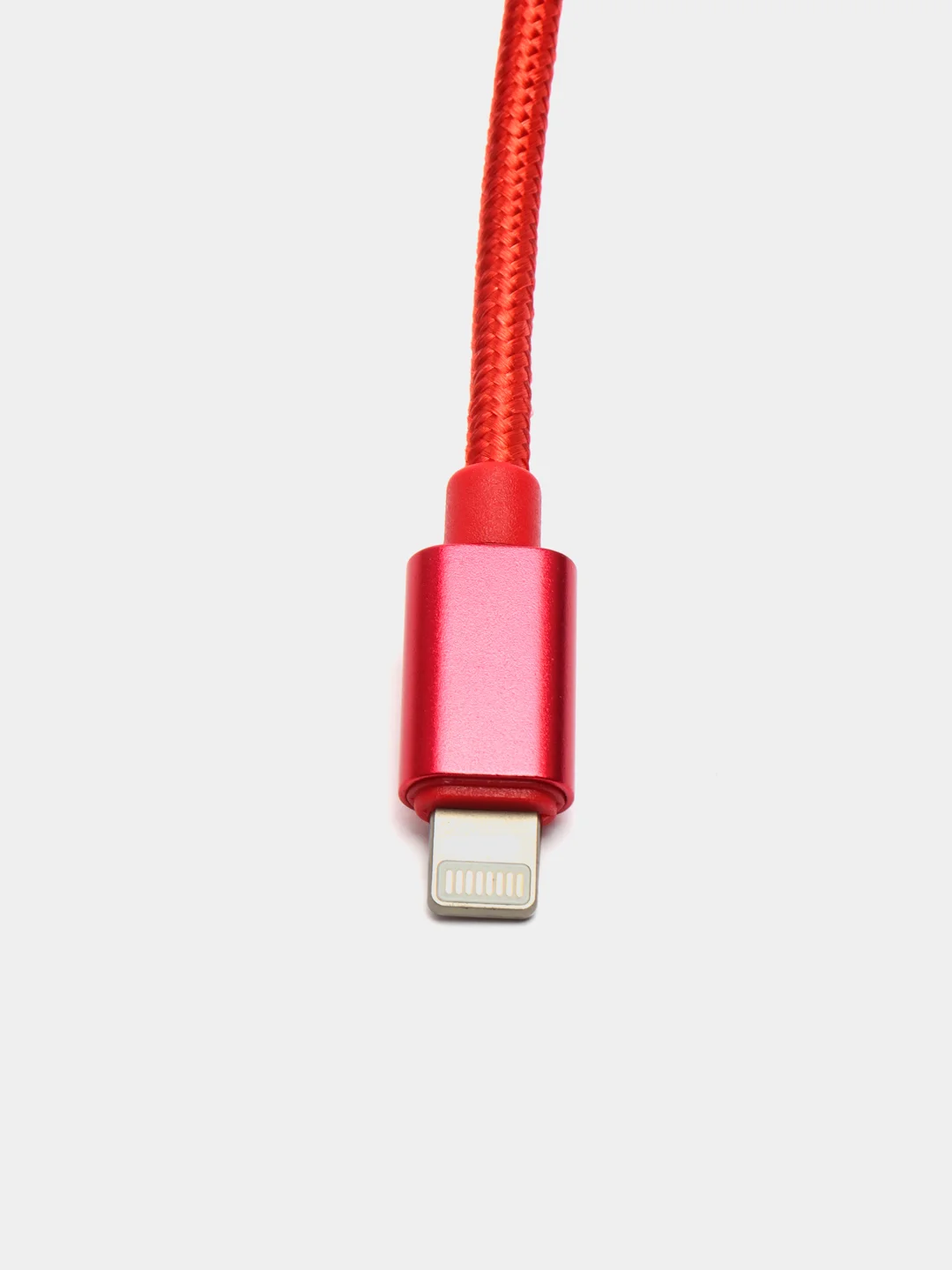Красный usb-кабель для быстрой зарядки iPhone