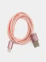 Розовый usb-кабель для быстрой зарядки iPhone