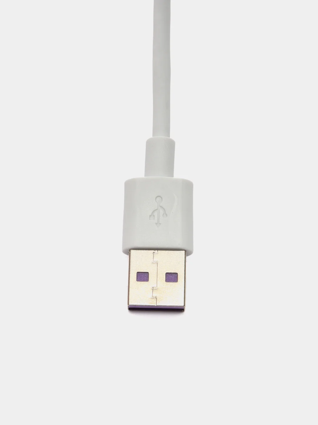 Белый кабель для быстрой зарядки USB - Type-C