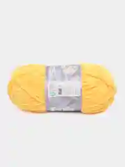 Желтый пряжа плюшевая Alize Velluto, 100% микрополиэстер, 100г, 68м, плюшевая, велюровая веллюто