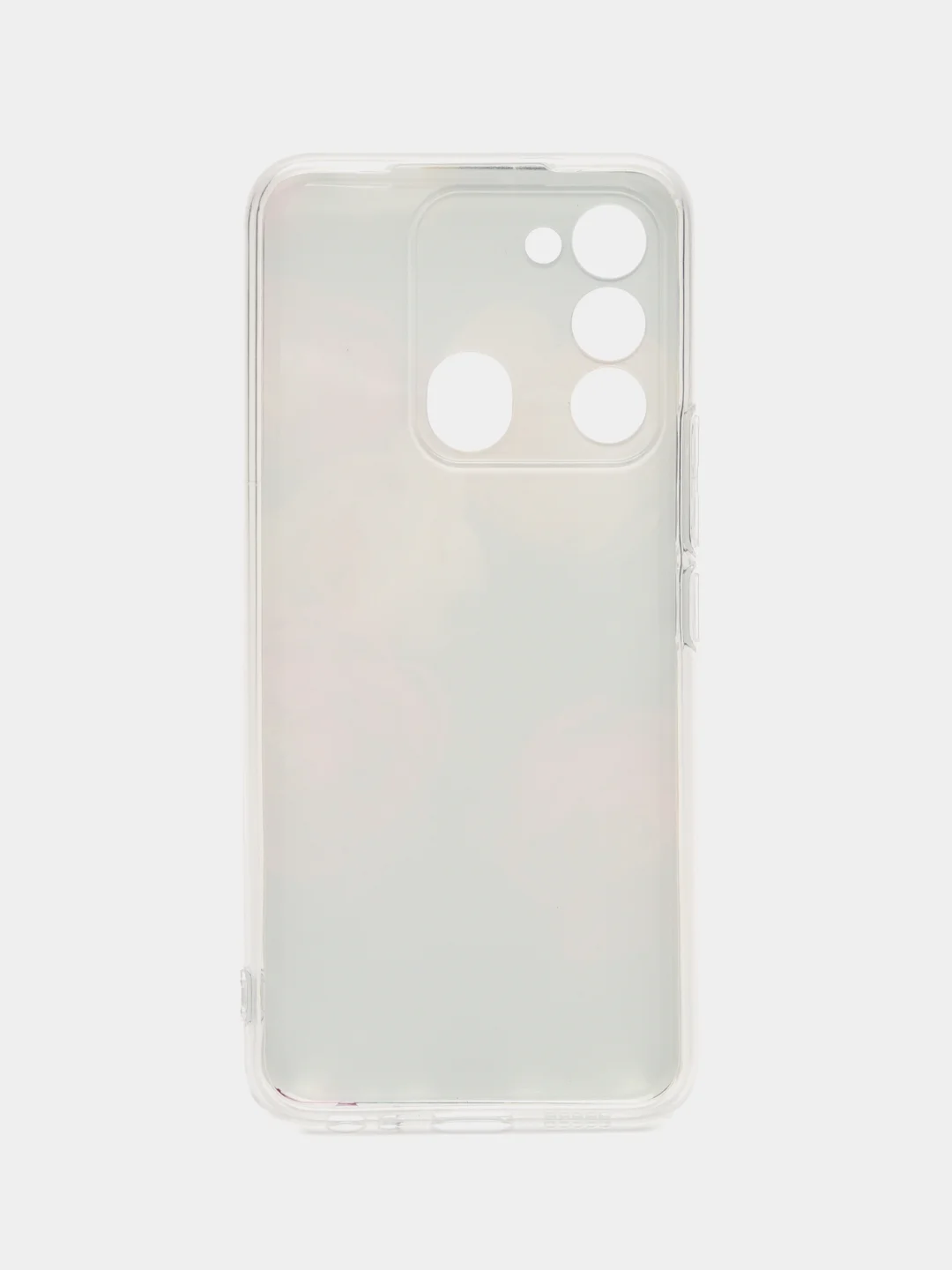 Кораллово-розовый силиконовый чехол на Tecno Spark Go 2022/8С/9 (Текно Спарк Гоу 2022/8С/9)