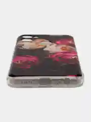 Кораллово-розовый силиконовый чехол на Tecno Spark Go 2022/8С/9 (Текно Спарк Гоу 2022/8С/9)