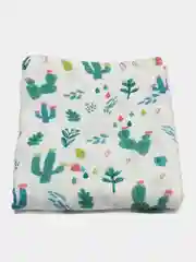 Лесной зеленый пеленка детская, муслин, 110 х 120 см