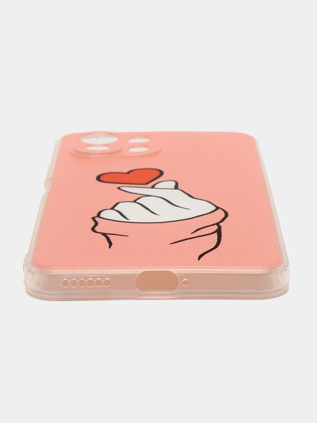 Коралловый силиконовый чехол на Xiaomi Mi 11 Lite/5G NE (Сяоми Ми 11 Лайт/5G NE)