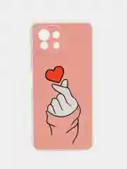 Коралловый силиконовый чехол на Xiaomi Mi 11 Lite/5G NE (Сяоми Ми 11 Лайт/5G NE)