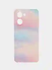 Пудровый силиконовый чехол на Realme C33 (Реалми С33)