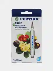 Минеральное удобрение Fertika Люкс комплексное, для комнатных и балконных растений, 5 x 10 мл