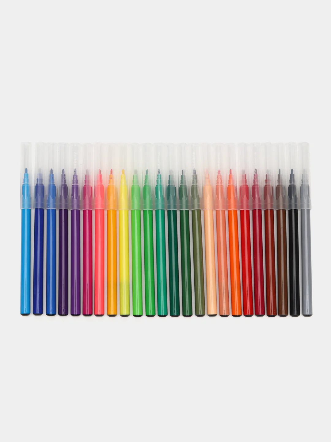 Фломастеры Brauberg Premium, классические, вентилируемый колпачок, 12, 24 цвета