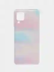 Пудровый силиконовый чехол на Samsung Galaxy A12 / M12 (Самсунг А12 / М12)