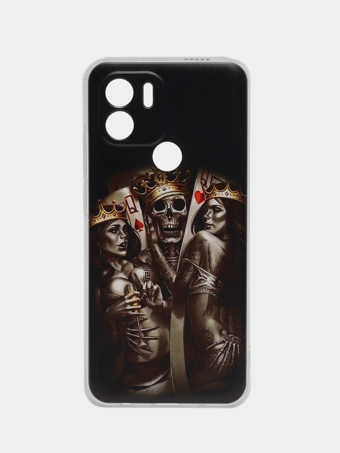 Оливковый силиконовый чехол на Xiaomi Redmi A1+/Redmi A2+/Poco C51/C50 (Редми A1 Плюс/Редми А2 Плюс)