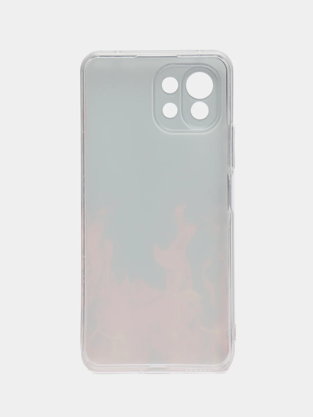 Оранжевый силиконовый чехол на Xiaomi Mi 11 Lite/5G NE (Сяоми Ми 11 Лайт/5G NE)