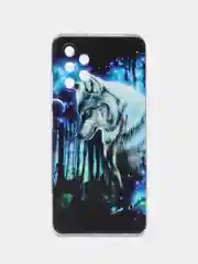 Синий силиконовый чехол на Samsung Galaxy A32 (Самсунг А 32)