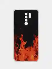 Оранжевый силиконовый чехол для Xiaomi Redmi 9 (Сяоми Редми 9)