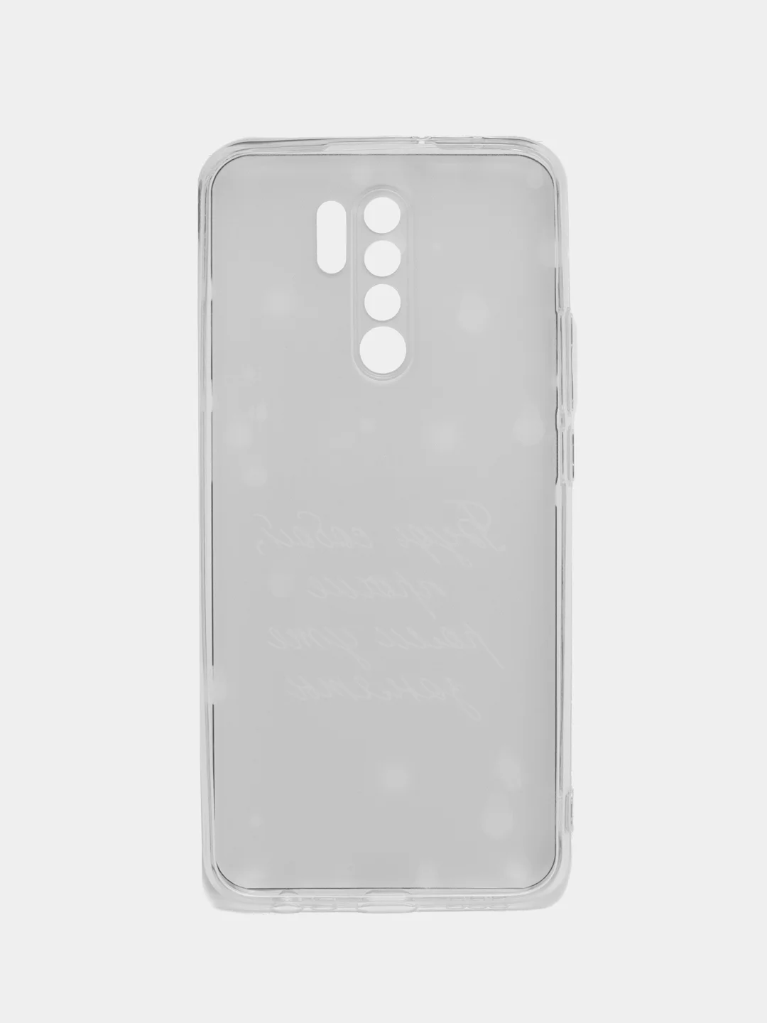 Серый силиконовый чехол для Xiaomi Redmi 9 (Сяоми Редми 9)