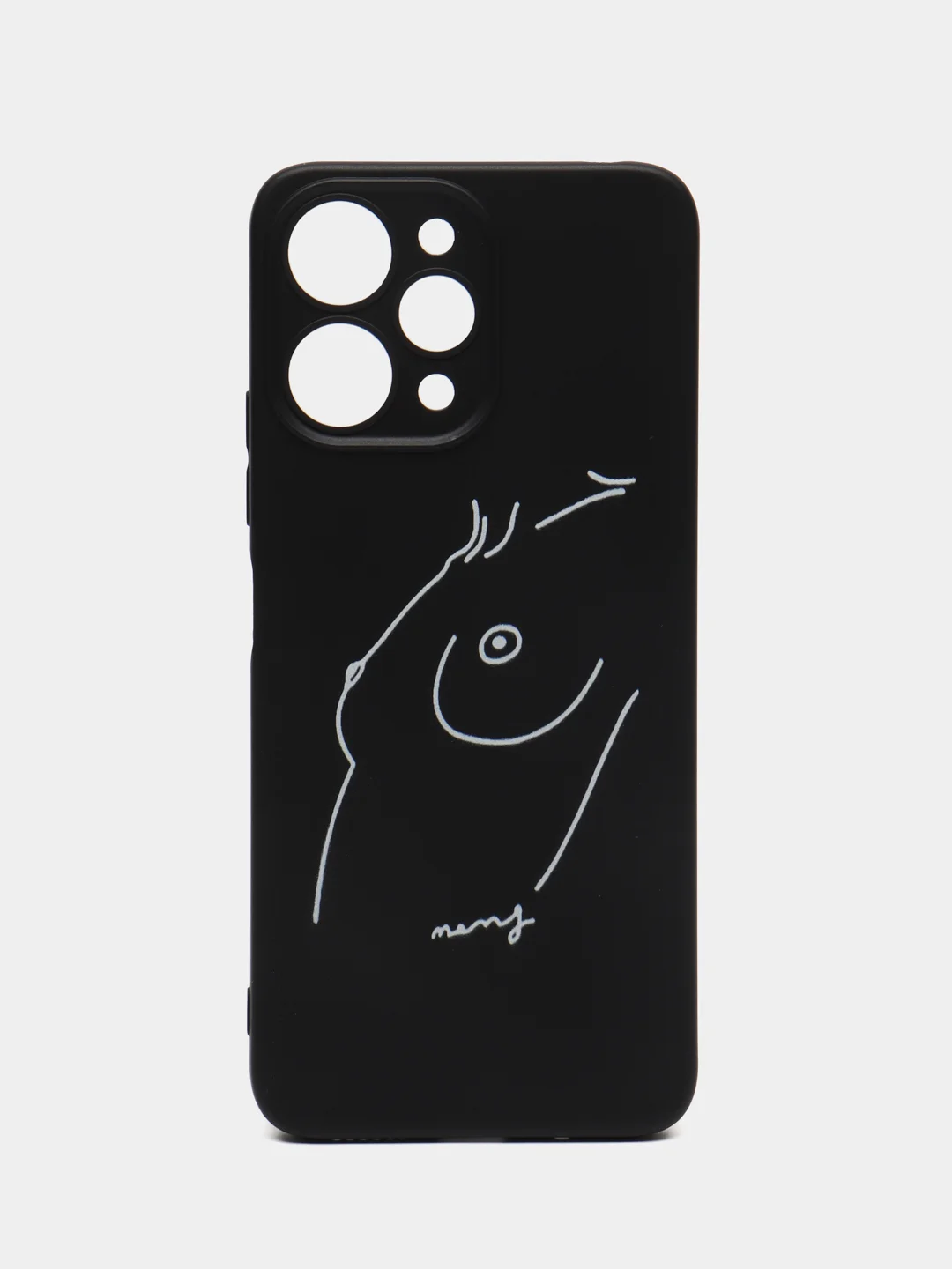 Бежевый меланж чехол для Xiaomi Redmi 12 (Сяоми Редми 12), с принтом