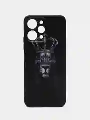 Марсала чехол для Xiaomi Redmi 12 (Сяоми Редми 12), с принтом