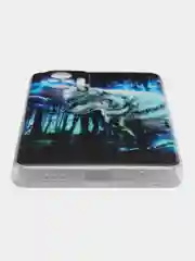 Синий силиконовый чехол на Xiaomi Redmi Note 10 Pro (Сяоми Редми Нот 10 Про)