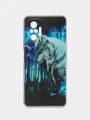 Синий силиконовый чехол на Xiaomi Redmi Note 10 Pro (Сяоми Редми Нот 10 Про)